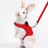 Rabbit Harness and Leash for Walking Escape Proof - Mesh Breathable Bunny Vest Harness Outdoor Camping Hiking Training - Also Suit