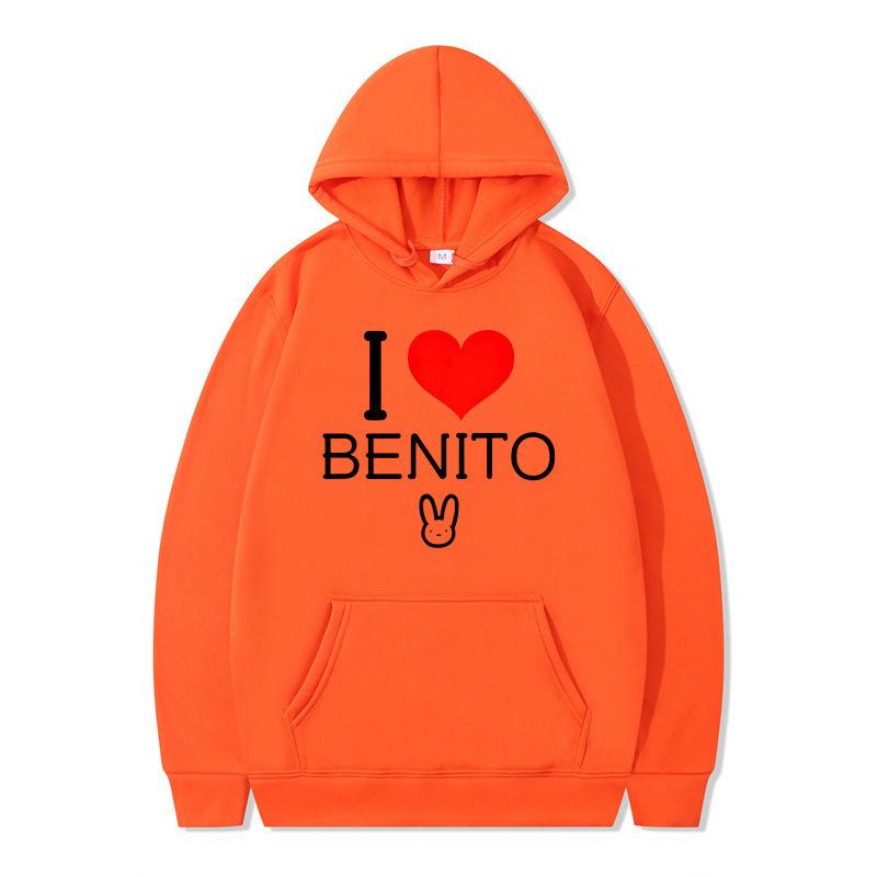 Autumn and winter new un verano sin ti bad bunny hoodie hooded sweater