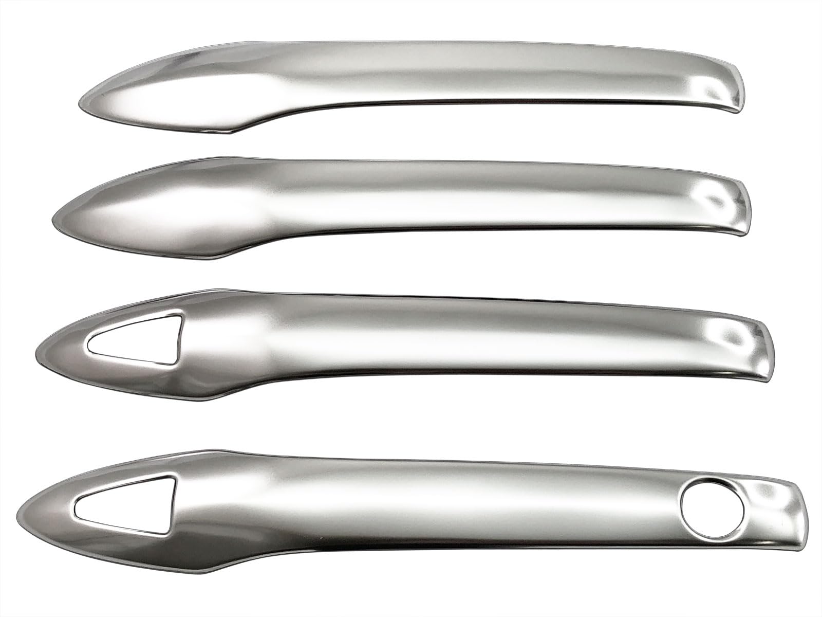 

BRIGHTZ Stainless Steel Door Handle Satin Set for Toyota Yaris 210 MXPH17 Covers, Silver, 4-Piece (DHC-NOBU-457) (2010-2015), KSP210, MXPA10, MXPH10,