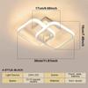 LED Ceiling Lamp Black White Modern Chandelier for Corridor Balcony Bedroom Living Room Aisle Indoor Home Decor Lighting 110-220V