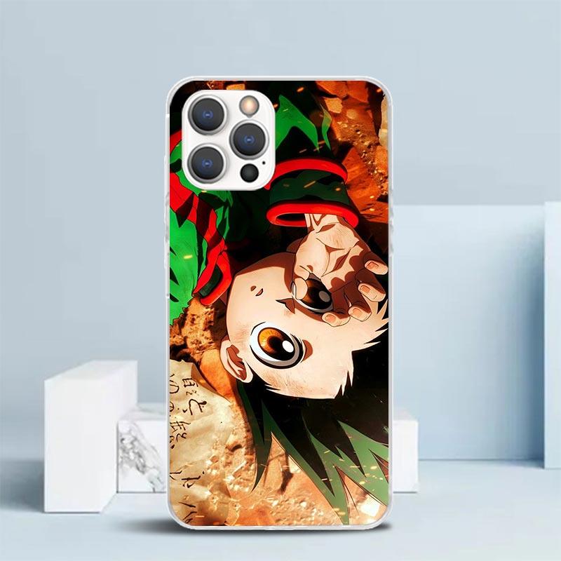 

Huner X-Hunters Gon Phone Case For IPhone 16 17 Air 16E 15 14 Plus 13 Mini 12 11 Pro Max 7 8 + SE 2020 Soft TPU Back Cover 16 17 iPhone 16 Pro