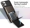 Carteira com Porta-Cartões para iPhone 13 11 12 Pro Max Mini 7 8 Plus X XS Max XR SE 2020 Capa Carteira Deslizante Armor Porta-Cartões