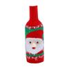 Santa Snowman Red Wine Bottle Set Knitted Wine Bottle Set Table Champagne Bottle Set Decoration