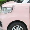 2Pcs Car Eyelashes Stickers Funny Car Headlight Sticker Waterproof Fake Eyelash Decals Tailgate Fridge Wall Window Vehicle Decoration Gifts for Men