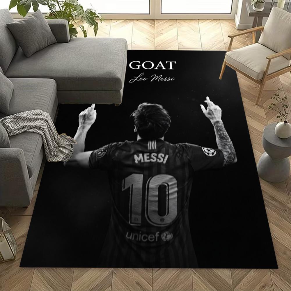 Lionel Messi World Cup Champion Floor Mat Suitable For Living Rooms Foyer Playrooms Dormitory Antislip Rug Decorate Offices