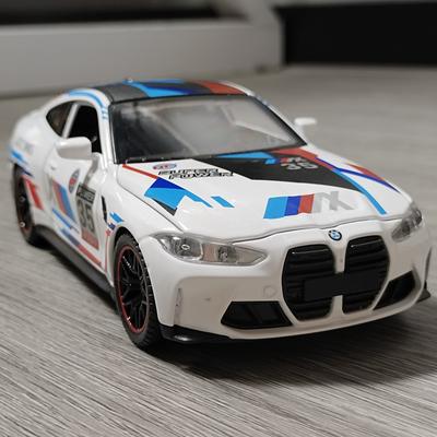 1:32 BMW M4 Track Version High Simulation Diecast Alloy Model Car Birthday Gift for Boys Collectibles & Home Desktop Decoration