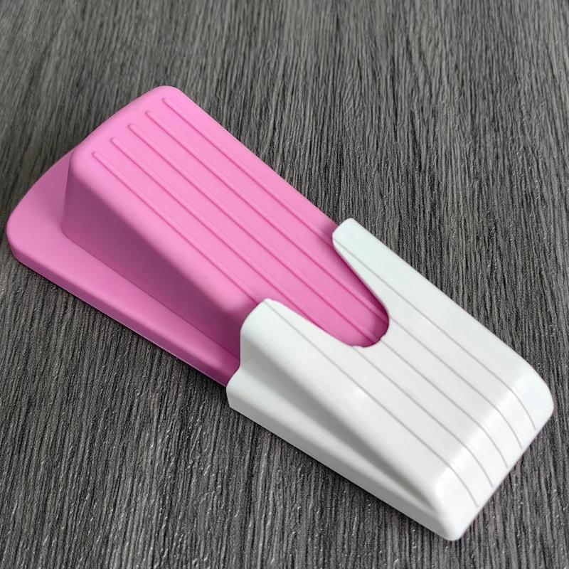 Safety Silicone Door Stop Stoppers Block Wedge Doorstops Door Stopper Home Office Door Rear Retainer Anti-collision Stop