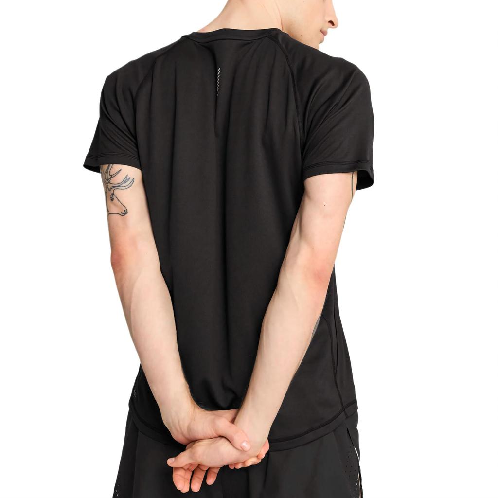 PUMA T Shirts Men's Black Crew Neck Moderate 527238-01
