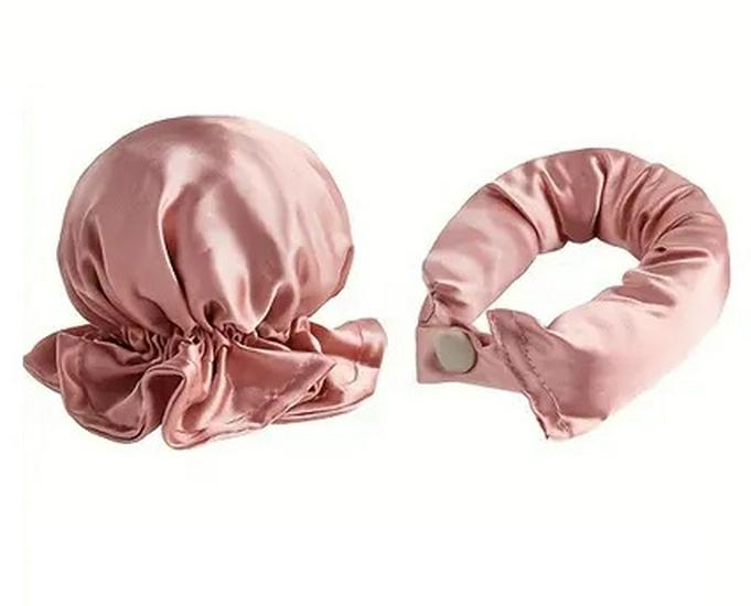 TikTok Heatless Curling Rod & Cap Set for Effortless Large Waves While Sleeping