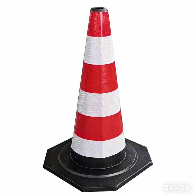 DAXTE Rubber Reflective Traffic Cone