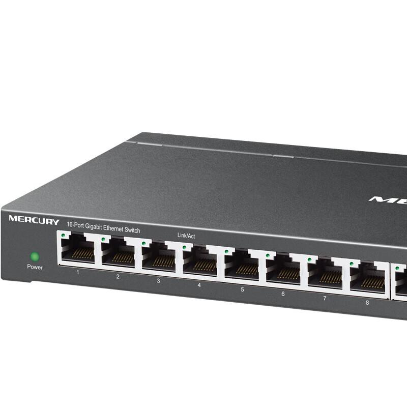 Mercury 16-Port Gigabit Unmanaged Ethernet Switch