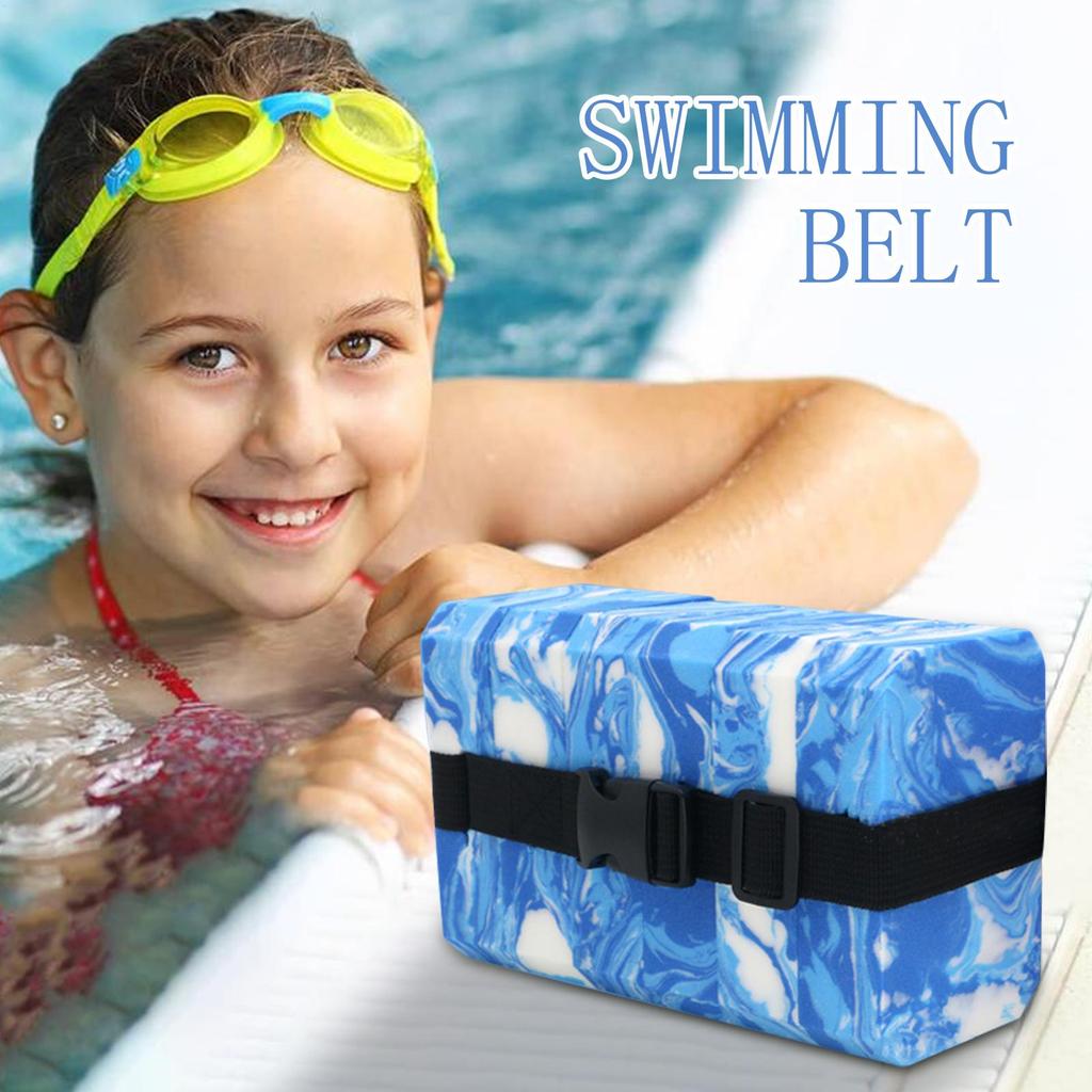 Swimming Float Belt EVA Water Aerobics Belt Adjustable Back Float Board Waistband Swim Buoyancy Aid Water Sports Training Belts