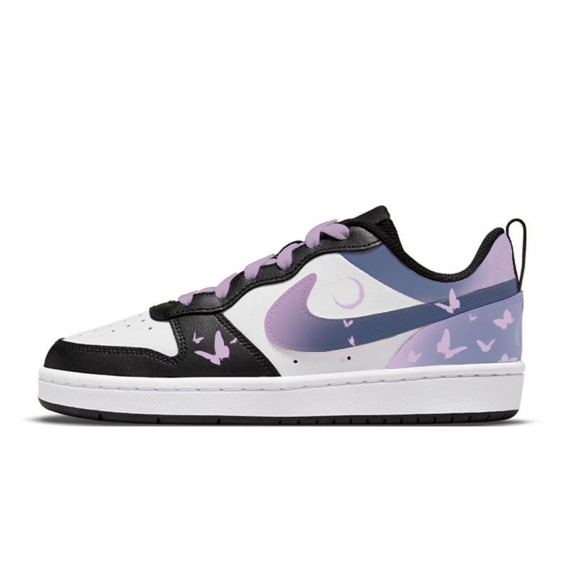 

Nike Court Borough Summer Night Dream Low top Skateboard Shoes Women s Black Purple BQ5448-115(Team598-) 37.5