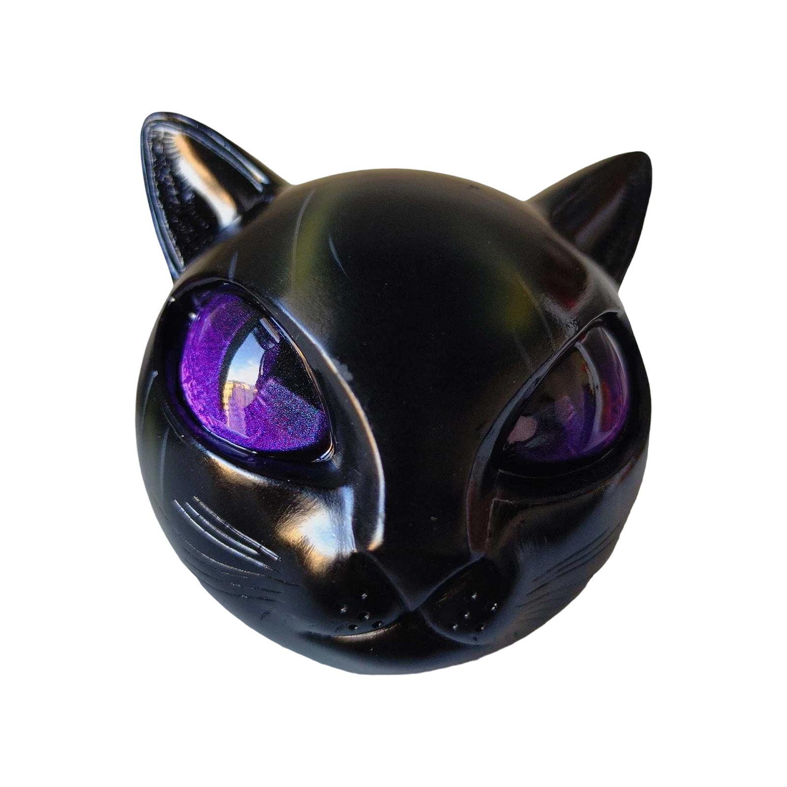 

Роскошная каменная скульптура черных кошек, Элегантный домашний декор и готовое к подарку произведение искусства, Подарки для любителей кошек, женщин, мужчин One Size фиолетовый