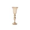 European Style Wedding Flower Vase Golden Dried Flower Pot Metal Trumpet Vases  Living Room