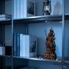 Standing Acala Statue, Carved from Premium Natural Boxwood (Antique Finish), Guardian Deity for Those Born in the Year of the Rooster (21.5cm H x 8cm