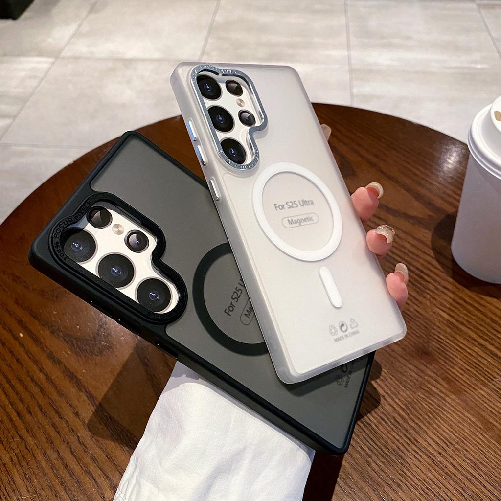 For Apple Mobile Phone Protective Case Magnetic Metal Camera Frame Button for Apple 15promax Mobile Phone Case