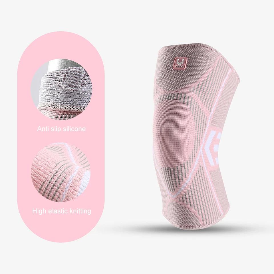 1Pcs Outdoor Sports Knee Pads Thin High-Elastic Knitting Mountain Climbing Hiking Anti-Slip Meniscus Injury Prevention Men Women