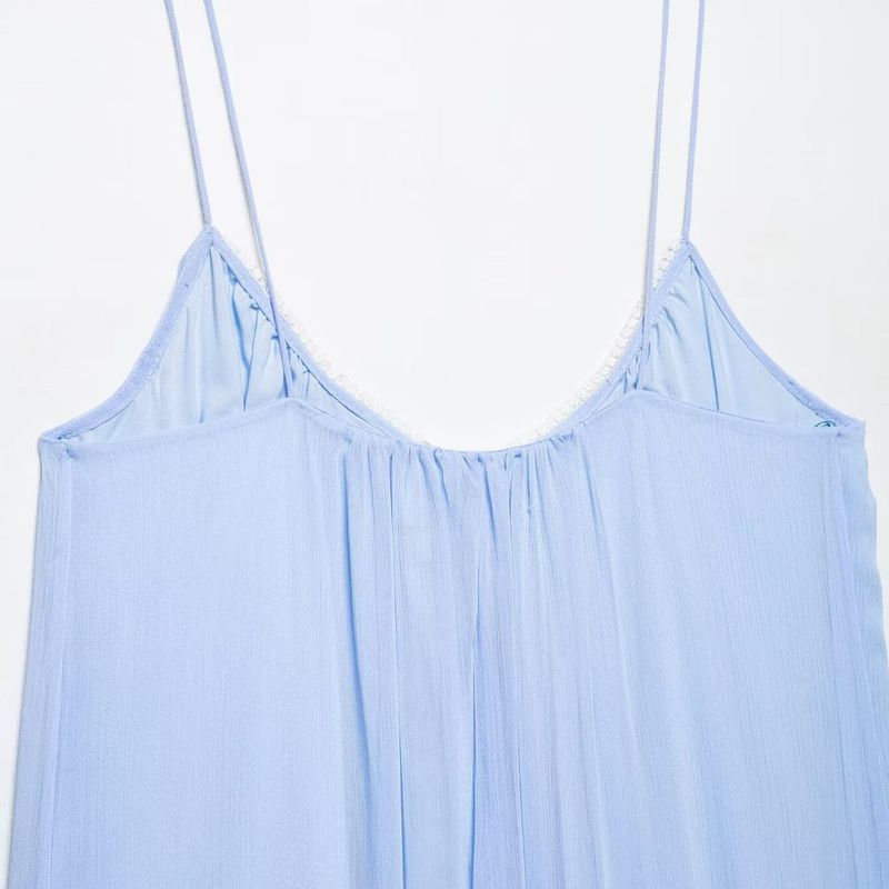 Kaslead New Women Clothes Western Style Fashion Medium Long Version Fine Sling Dress 3064334