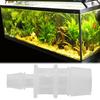 Aquarium   Valve Connector   Diameter Straight Clear White Plastic  Line Tubing for Aquariums Water Pumps