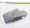 Plaid Silicone Oven Gloves - Cotton-Padded, Heat-Resistant, Anti-Scald, Multifunctional.