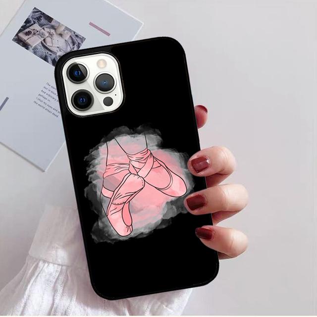 Ballet Ballerina Dance Shoes Phone Case Back Cover for iPhone 17 Air 16 15 14 13 11 12 Pro Max PlusS Shell Coque
