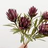 Floral Display Artificial Emperor Protea Flowers Artificial Artichoke Flower  Living Room Ornaments