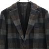 08sircus Check Pattern tailored jacket 2/48 gray Men's Used