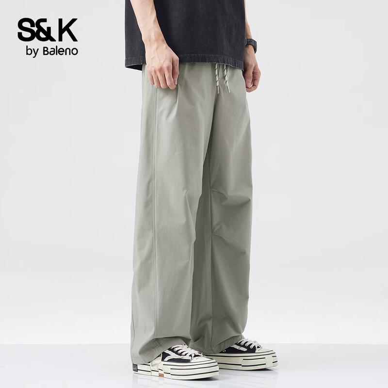 Baleno S&K Herren Lässige Gerade Hosen