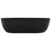 Wash Basin 45.5 X 32 X 13 Cm Ceramic Black
