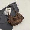 Carrying Shoulder Bags for Women Pleated Design Large Capacity Retro Hobo Bag  Summer New Designer Handbags Luxury Hand Bag