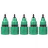 5pcsPlastic Water Pipe Quick Connector Garden Pipe Drip Irrigation System Watering Equipment Accessories Garden Water Connector5