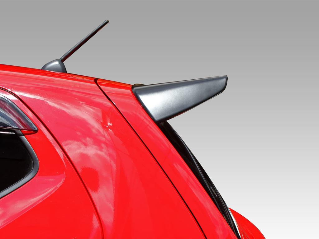 Rear Roof Spoiler Type 2 for Toyota Matte Black Alto, Lck619, ABS,