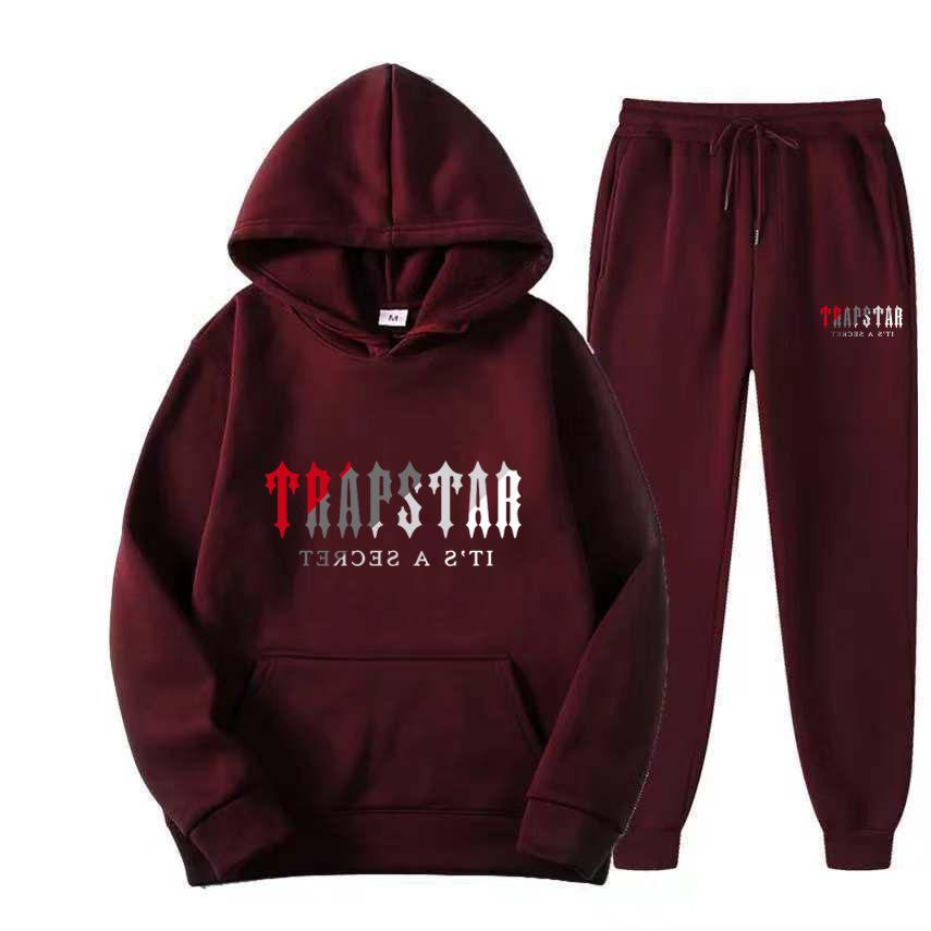 Completo con Felpa Trapstar Floreale Trendy Casual Capo Superiore
