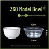 ZISIZ Thickened Disposable Transparent Plastic Food Container