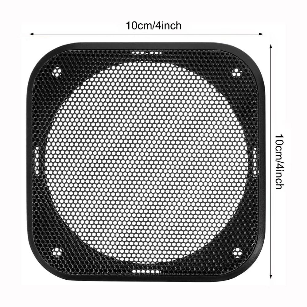 Square Speaker Grill Cover Metal Mesh Speaker Frame Easy Install Speaker Protective Cover