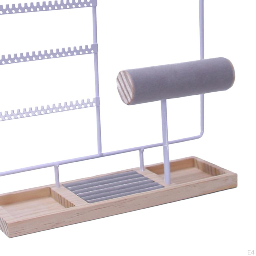 Earrings Display Organizer Rack for Jewelry Storage And Necklace Holder