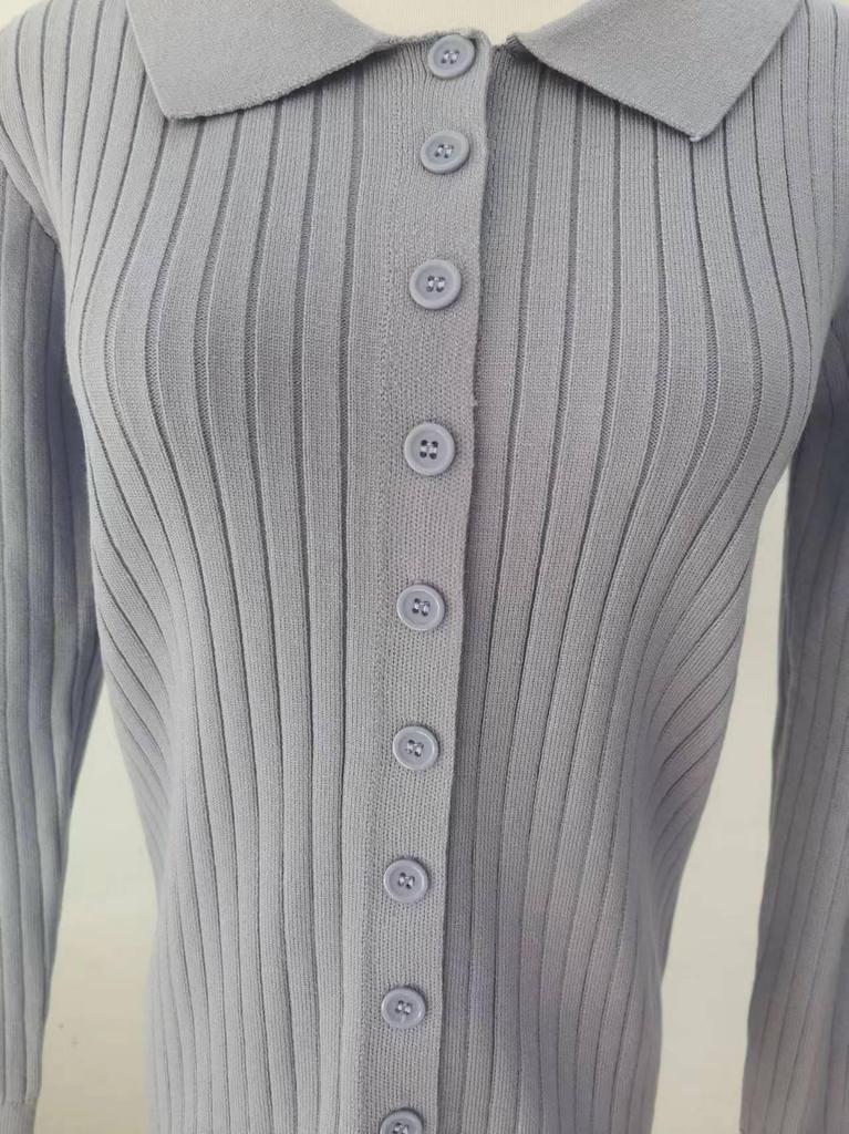 In Stock: 2024 Spring Yang Zi Academy Style Slimming Knit Cardigan Dress