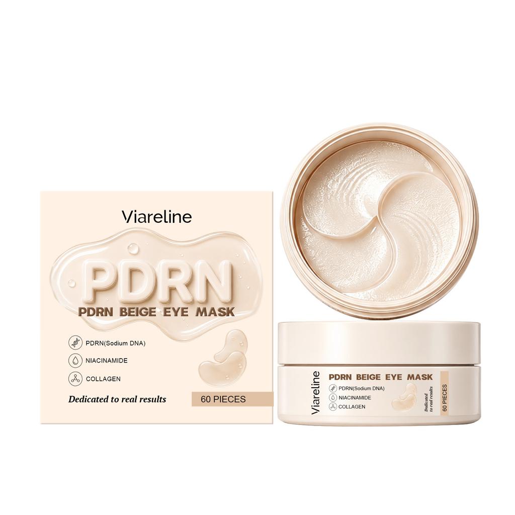 Beige Schlafmaske Feuchtigkeitsspendende Augenpads Hydrierende Augenpflege-Maske Leichte Erfrischende Hautpflege