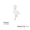 5pcs/Lot Stainless Steel Cute Animal Charms For Jewelry Making Cat Squirrel Bee Owl Elephant Koala Pendant DIY Accessories