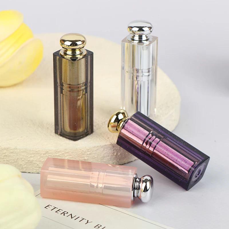 14g Refillable Lipstick Tube With Cap Plastic Lip Balm Container Empty DIY Cosmetic Ointment Containers Sample Travel Bottle