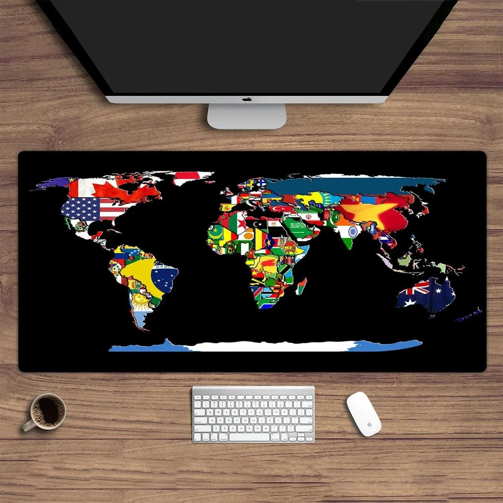 Starověká mapa Středozemě Podložka pod myš Velká plocha XXL Herní Kancelář Stolní počítač Koberec Podložka pod notebook Stůl Kobereček pod klávesnici