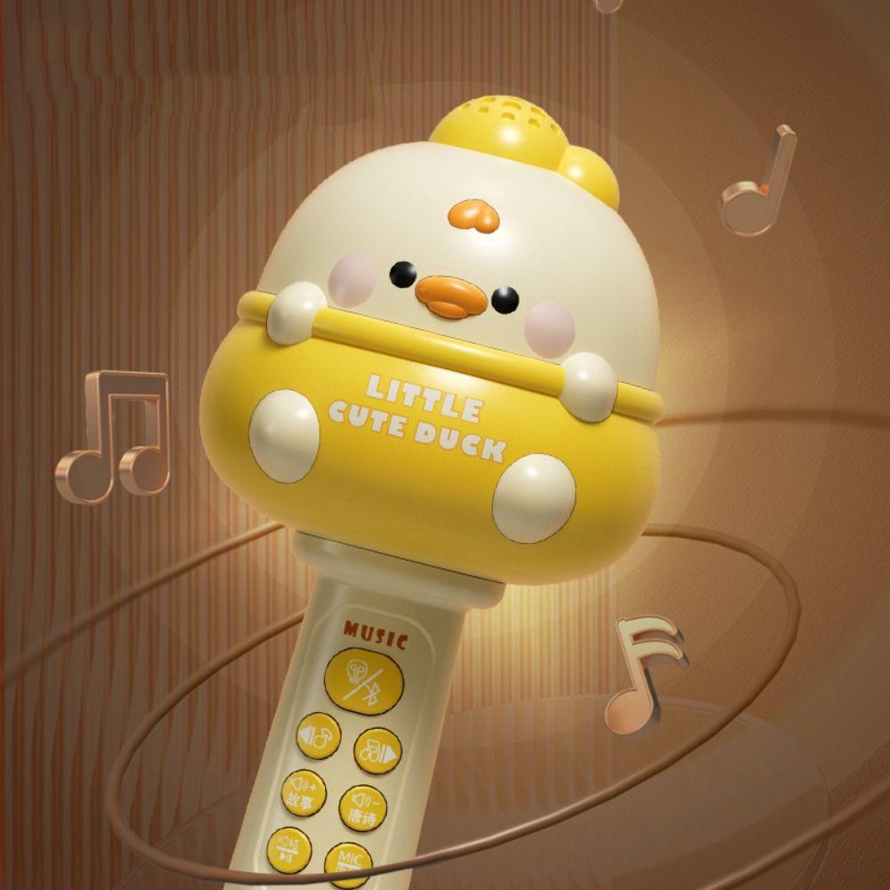 Cute Children Wireless Microphone Bluetooth Musical Toys Funny Cartoon Microphone Toy  Family Party
