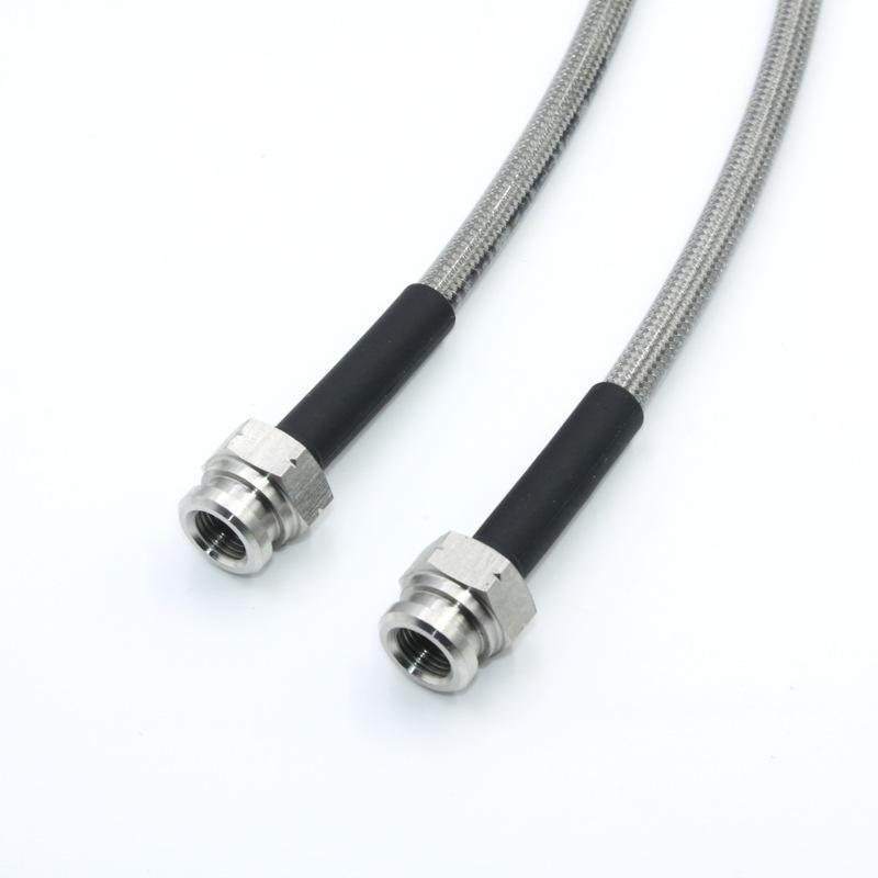 1Pair M10x1 Swivel Female AN3 Stainless Braided Universal Brake Hose Clutch Oil Line Tube Assy For Racing Cars ATV UTV CONV 20CM