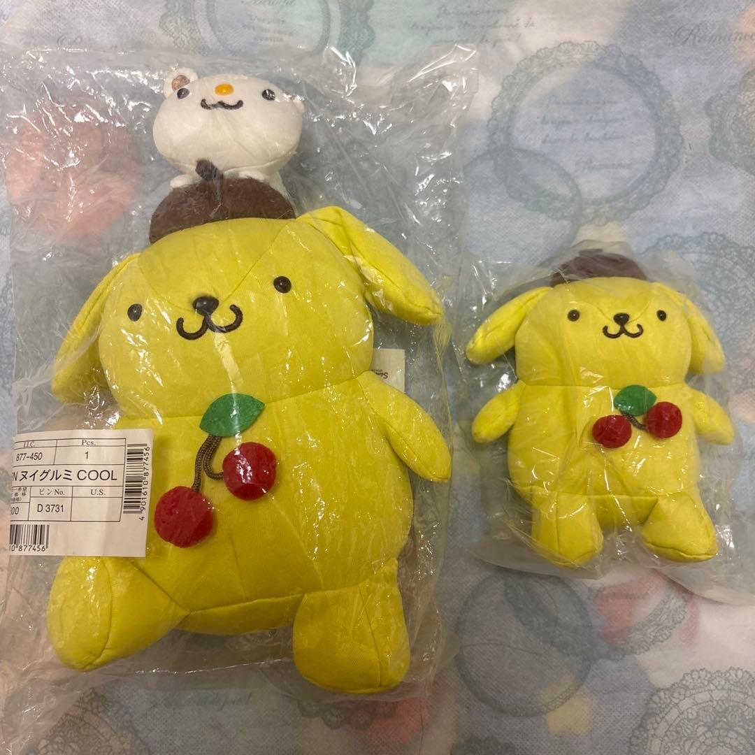 [New, with tags, unopened] Pompompurin stuffed toy COOL 2 types set
