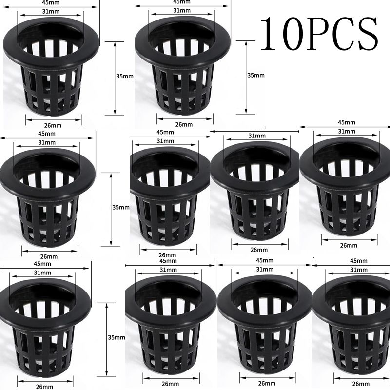 10/20/50Pcs Hydroponic Colonization Net Basket Plant Nursery Pot Aeroponic Vegetable Planting Grow Soilless Culture Sponge Cup
