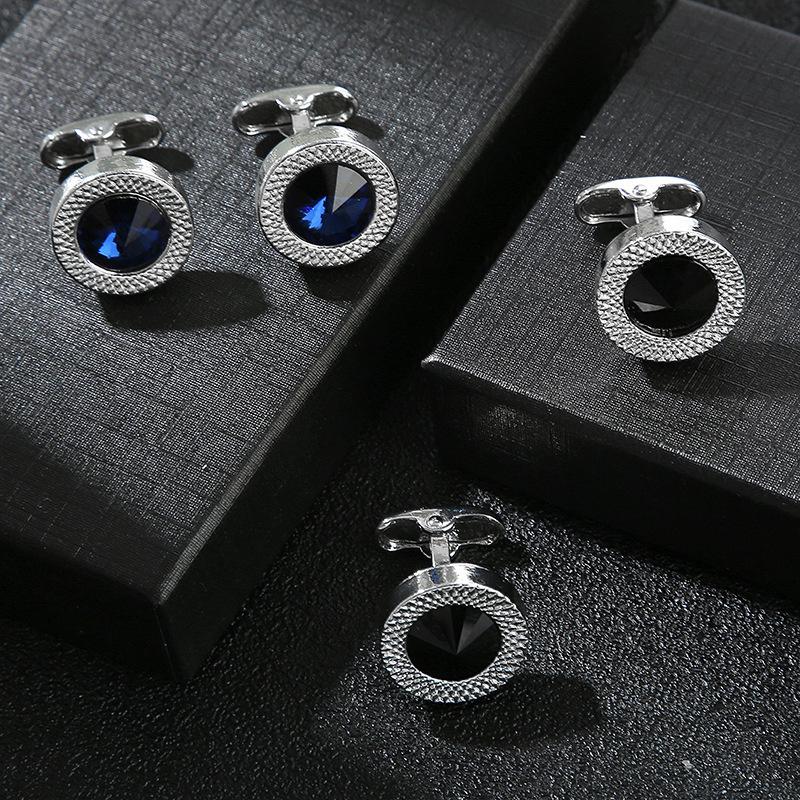 Stylish French Round Cufflinks Cufflinks Set For Men Women Tuxedo Shirt Studs Fits Business Wedding Party