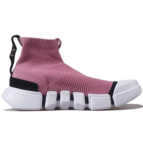 Li Ning Cushioning Slip Resistant Abrasion Resistant High top Vintage Basketball Shoes Mens Pink White Black AGBN071-12
