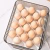 Food-Grade Refrigerator Storage Box Stackable Kitchen Organizer Fridge Egg Holder  Picnic