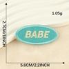 Embroidery Label Cartoon English Alphabet Embroidery Label Patch Sticker Shoe and Hat Badge Clothing Accessories Cloth Sticker